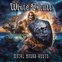 Metal Never Rusts - White Skull